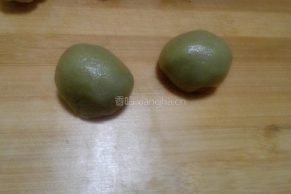 抹茶冰皮月饼的做法图解4