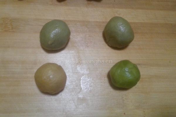 抹茶冰皮月饼的做法图解5