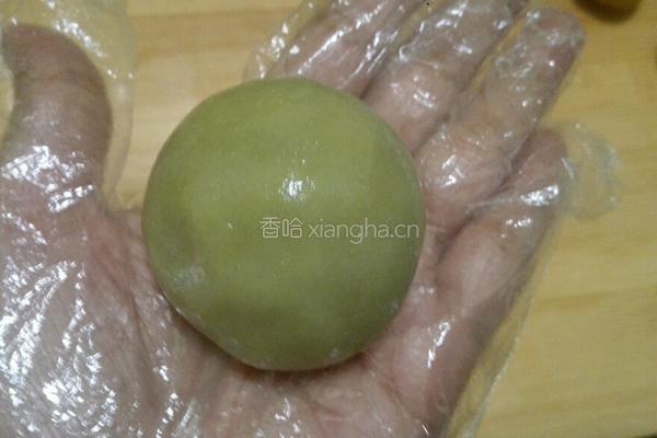 抹茶冰皮月饼的做法图解7