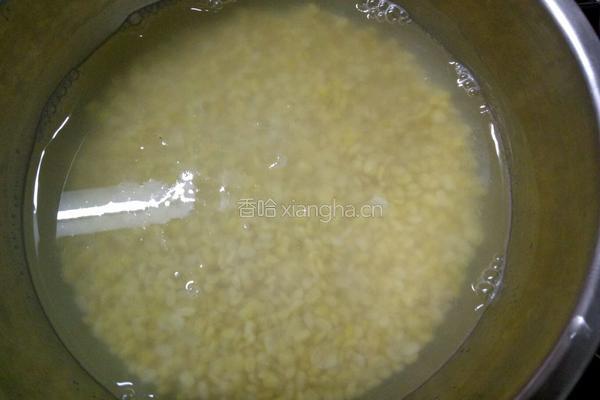 绿豆馅的做法图解1