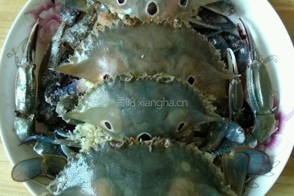 蒸花蟹的做法图解5