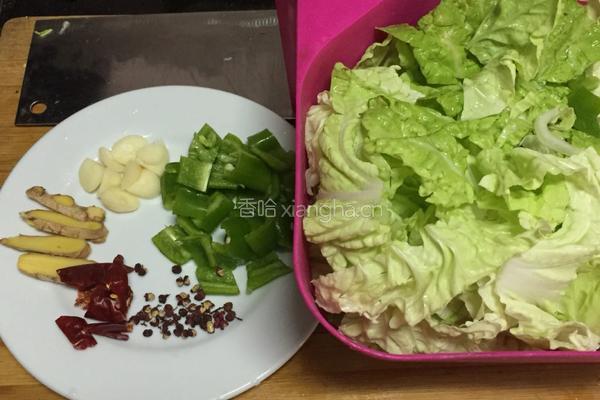 小炒圆白菜的做法图解3