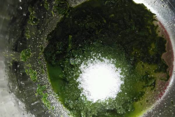 红薯叶饼的做法图解5