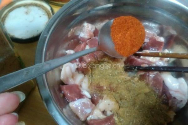 炸羊肉串的做法图解4