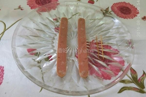 番茄鸡蛋火腿汉堡包的做法图解2