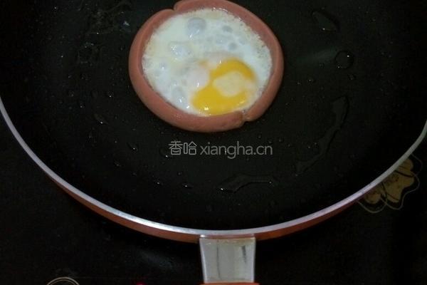 番茄鸡蛋火腿汉堡包的做法图解5