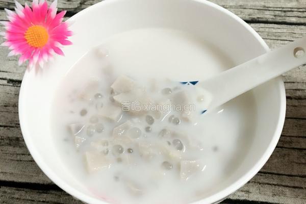 牛奶香芋西米露的做法图解7