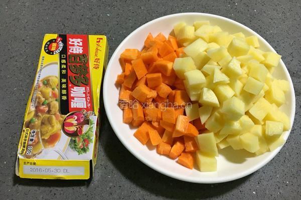 土豆咖喱饭的做法图解1
