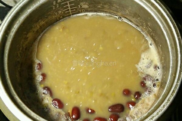 红枣绿豆粥的做法图解8