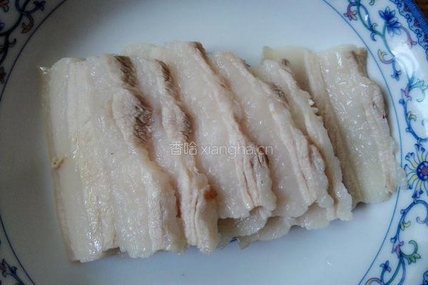莴笋回锅肉的做法图解4