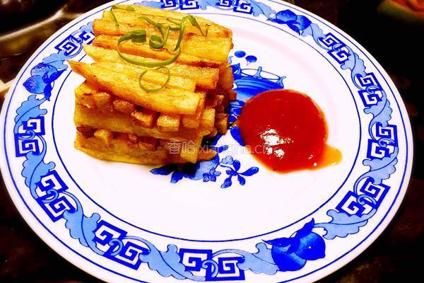 油炸土豆条的做法图解1