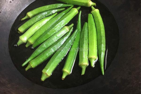 葱油秋葵的做法图解6