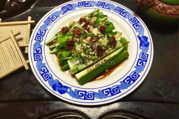 葱油秋葵的做法图解14