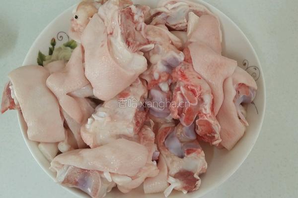 糟猪蹄的做法图解1