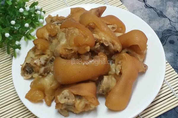 卤猪蹄的做法图解4