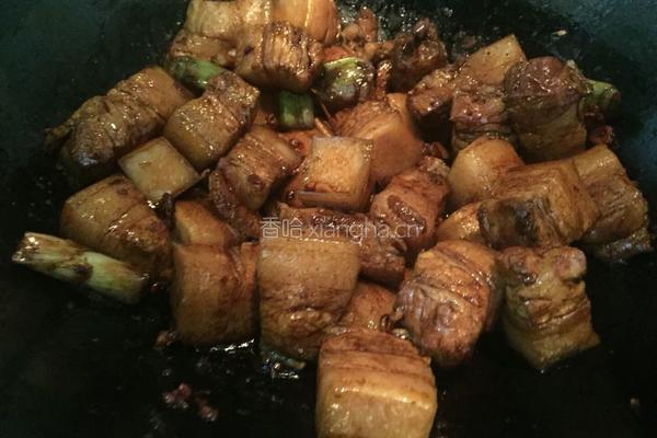 扁豆焖肉的做法图解3