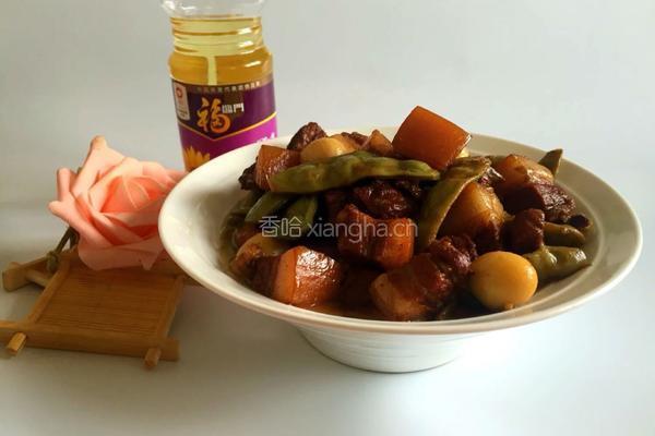 扁豆焖肉的做法图解6