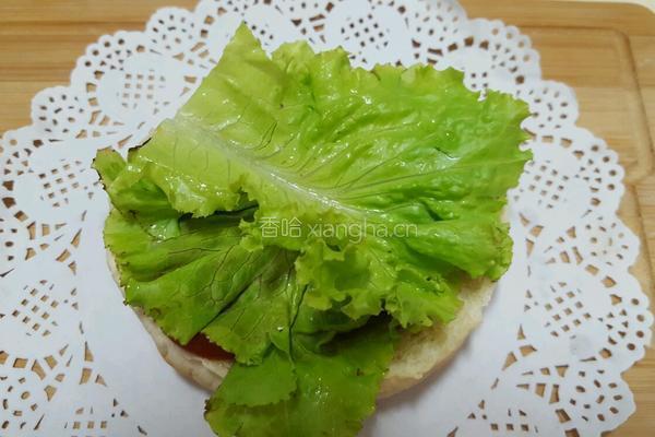 自制鸡排汉堡包的做法图解7