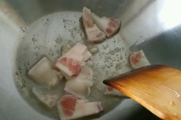 红烧扁豆的做法图解3