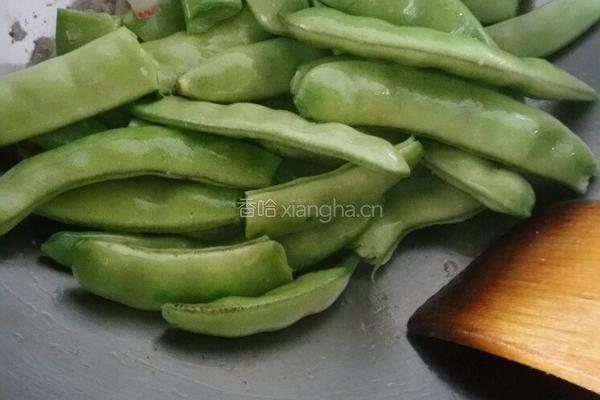 红烧扁豆的做法图解4