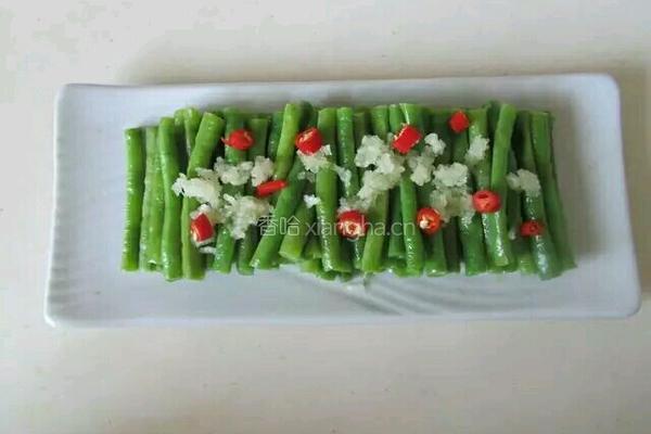 麻酱拌豆角的做法图解4