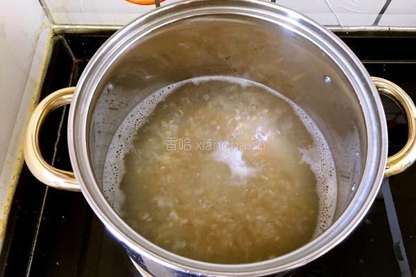 燕麦红枣粥的做法图解4