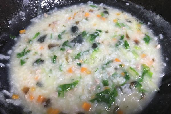 皮蛋瘦肉粥的做法图解9