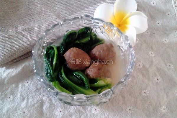 青菜丸子汤