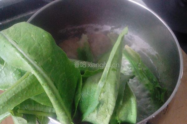 青菜丸子汤的做法图解4