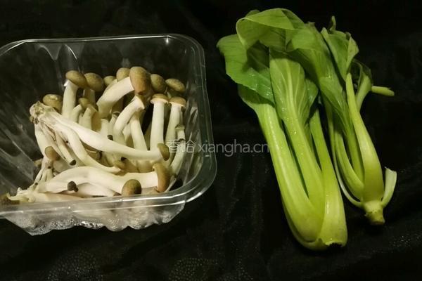 蔬菇乌冬面的做法图解2