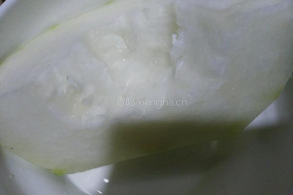 冬瓜炒肉的做法图解1