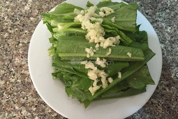 凉拌油麦菜的做法图解4
