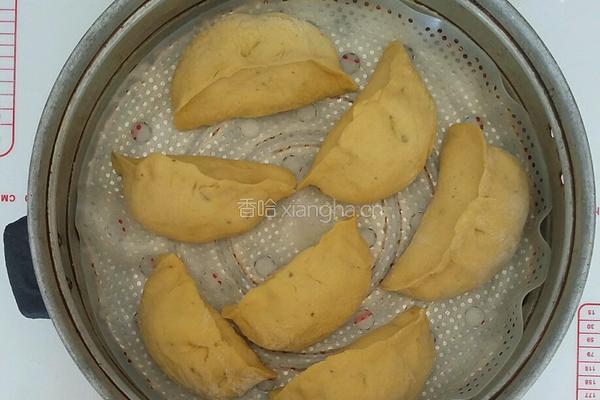 芹菜馅南瓜蒸饺的做法图解6