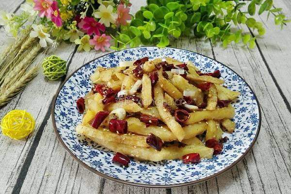 麻辣土豆条的做法图解8