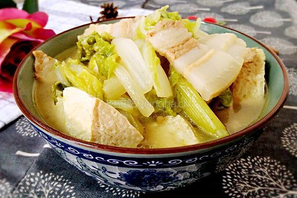 大白菜炖豆腐的做法图解13