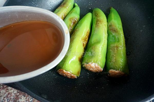 虎皮尖椒酿肉的做法图解12