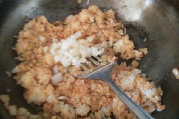 辣白菜炒饭的做法图解7
