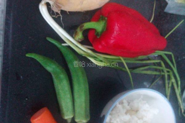 米饭土豆饼的做法图解1