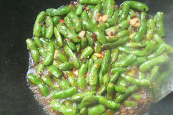 辣炒毛豆的做法图解6