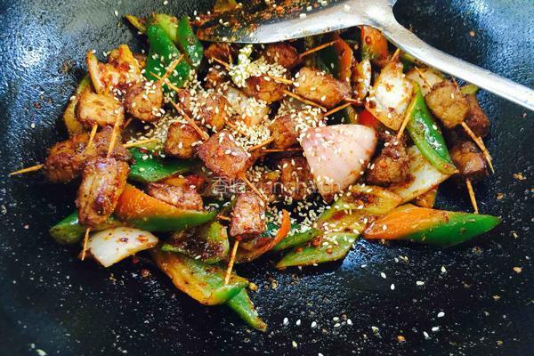 家制牙签肉的做法图解14