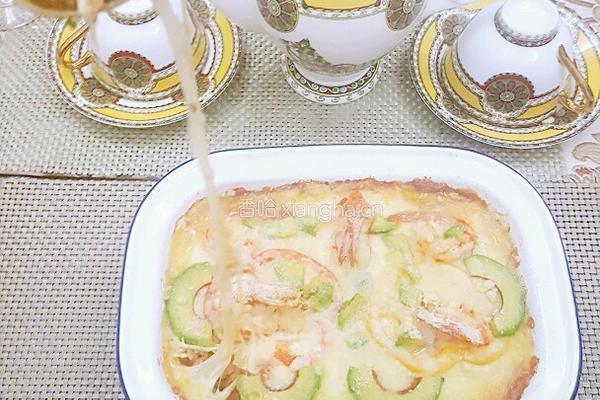 芝士海鲜焗饭的做法图解9
