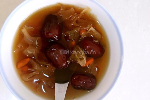 银耳红枣糖水的做法图解4
