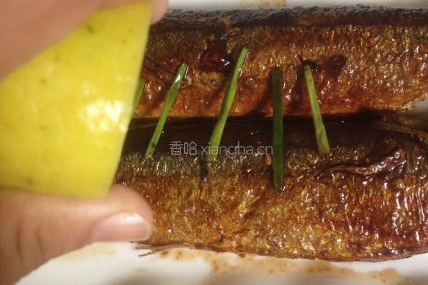 香煎秋刀的做法图解8
