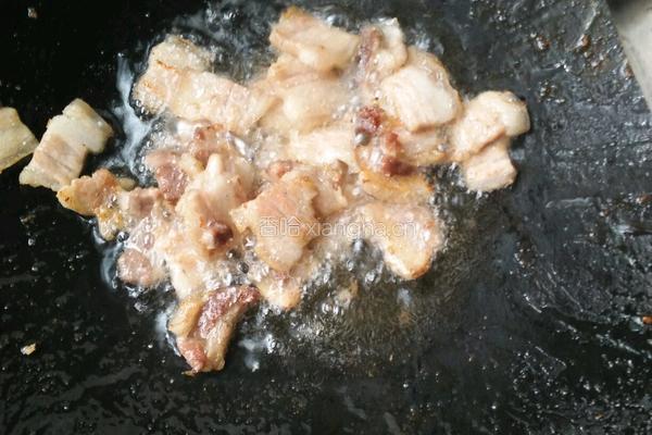 苦瓜回锅肉的做法图解5