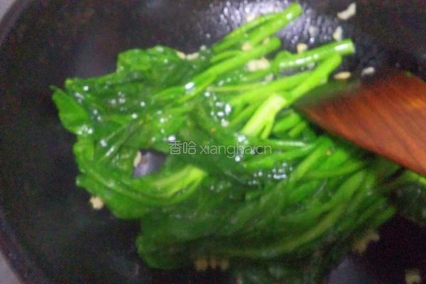 蒜蓉芥兰的做法图解7