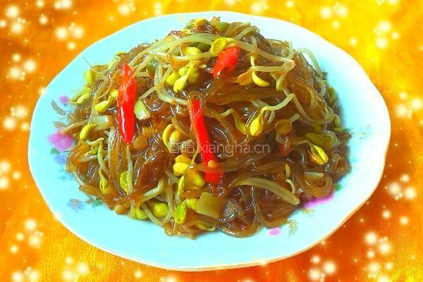 豆芽炖粉条的做法图解8