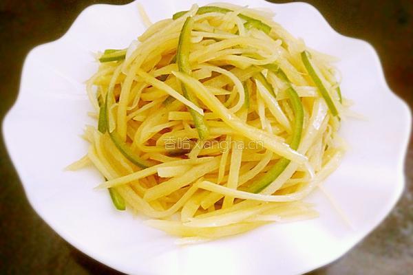 青椒土豆絲的做法图解6