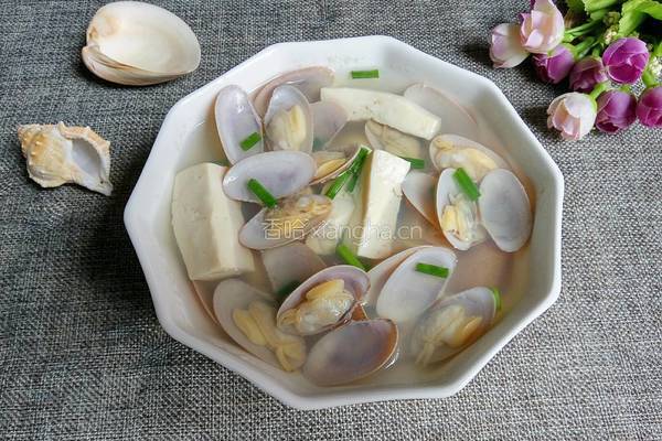 花蛤豆腐汤的做法图解7