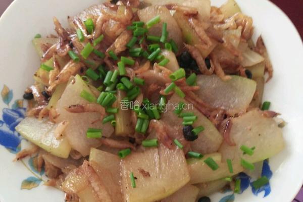 冬瓜炒虾皮的做法图解5