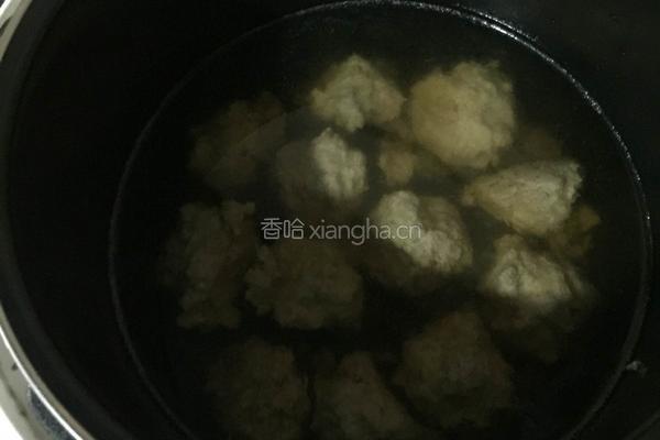 猪肉丸子汤的做法图解8